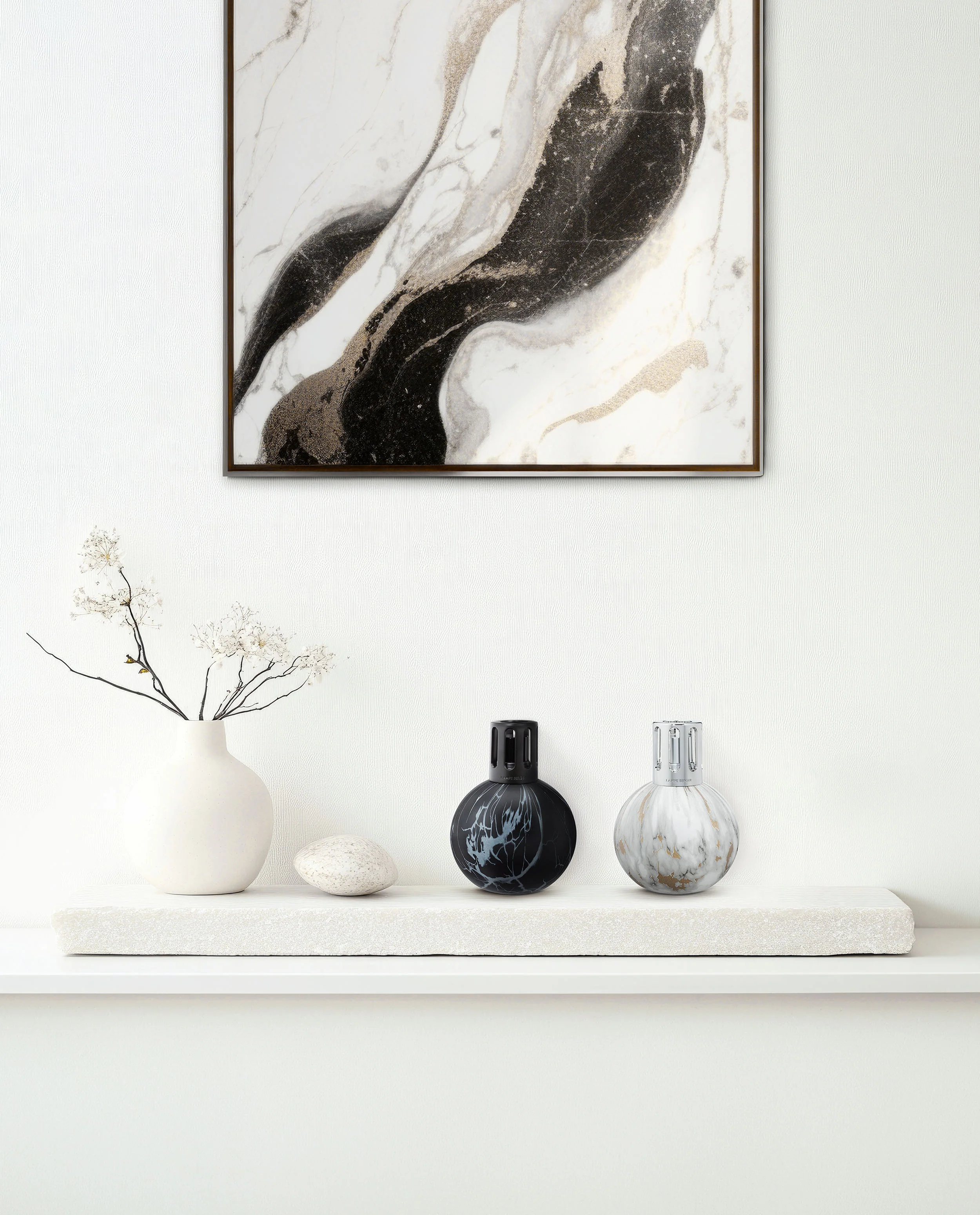 Black Marbled Lamp Berger - Image 5
