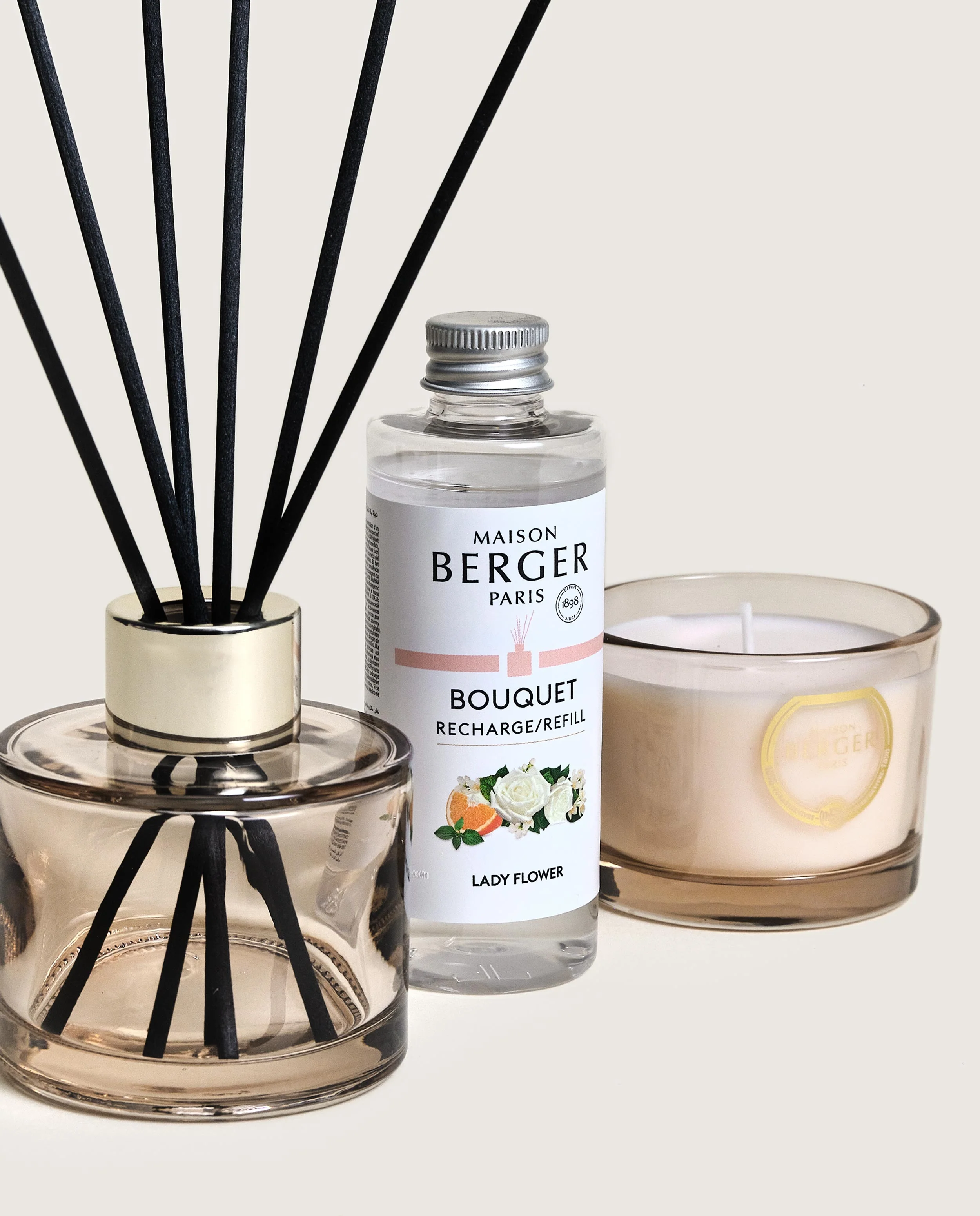 Eternity Nude Mini Bouquet & Candle Duo - Image 4