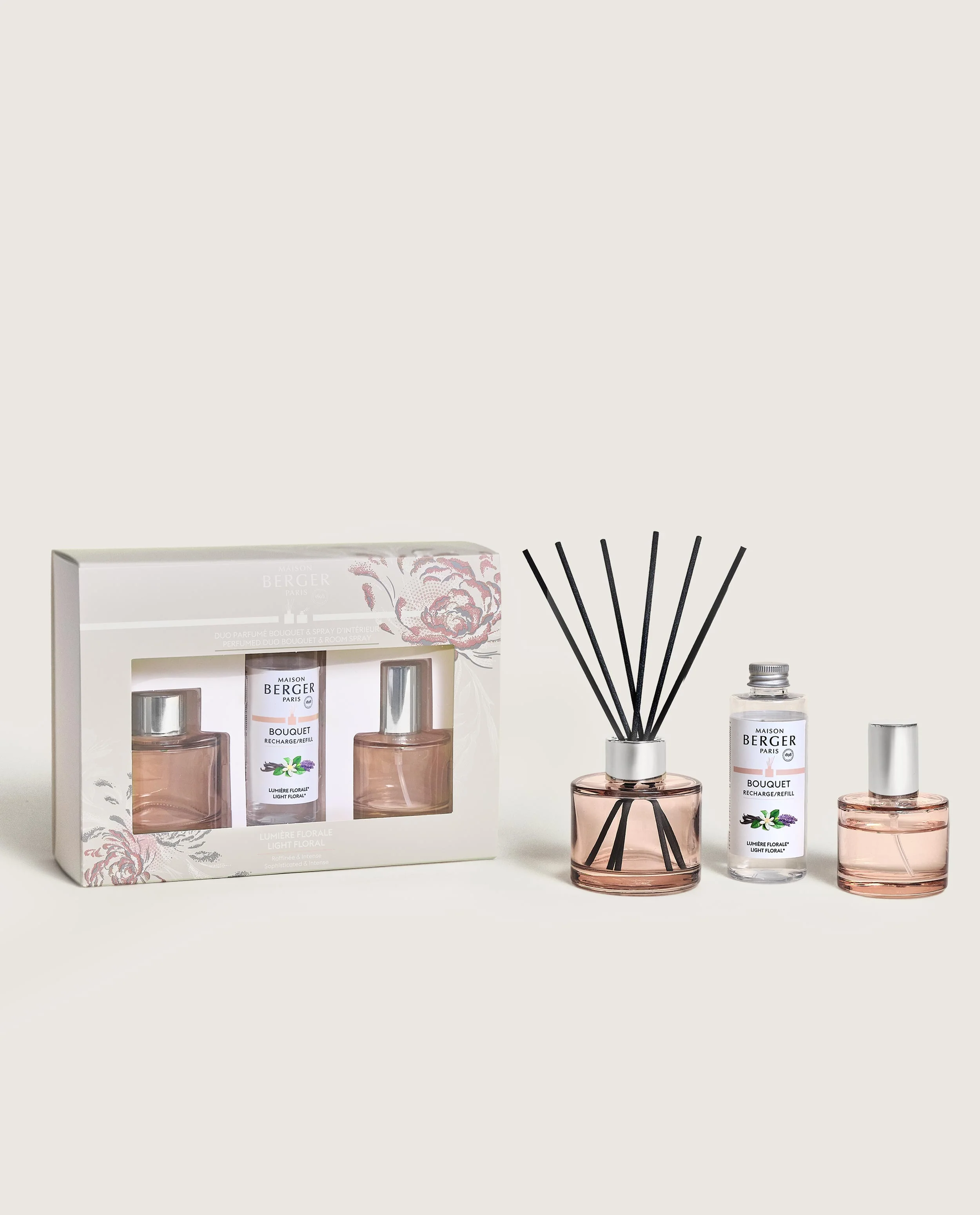 Ophelia Light Floral Mini Bouquet & Home Spray Duo - Image 5