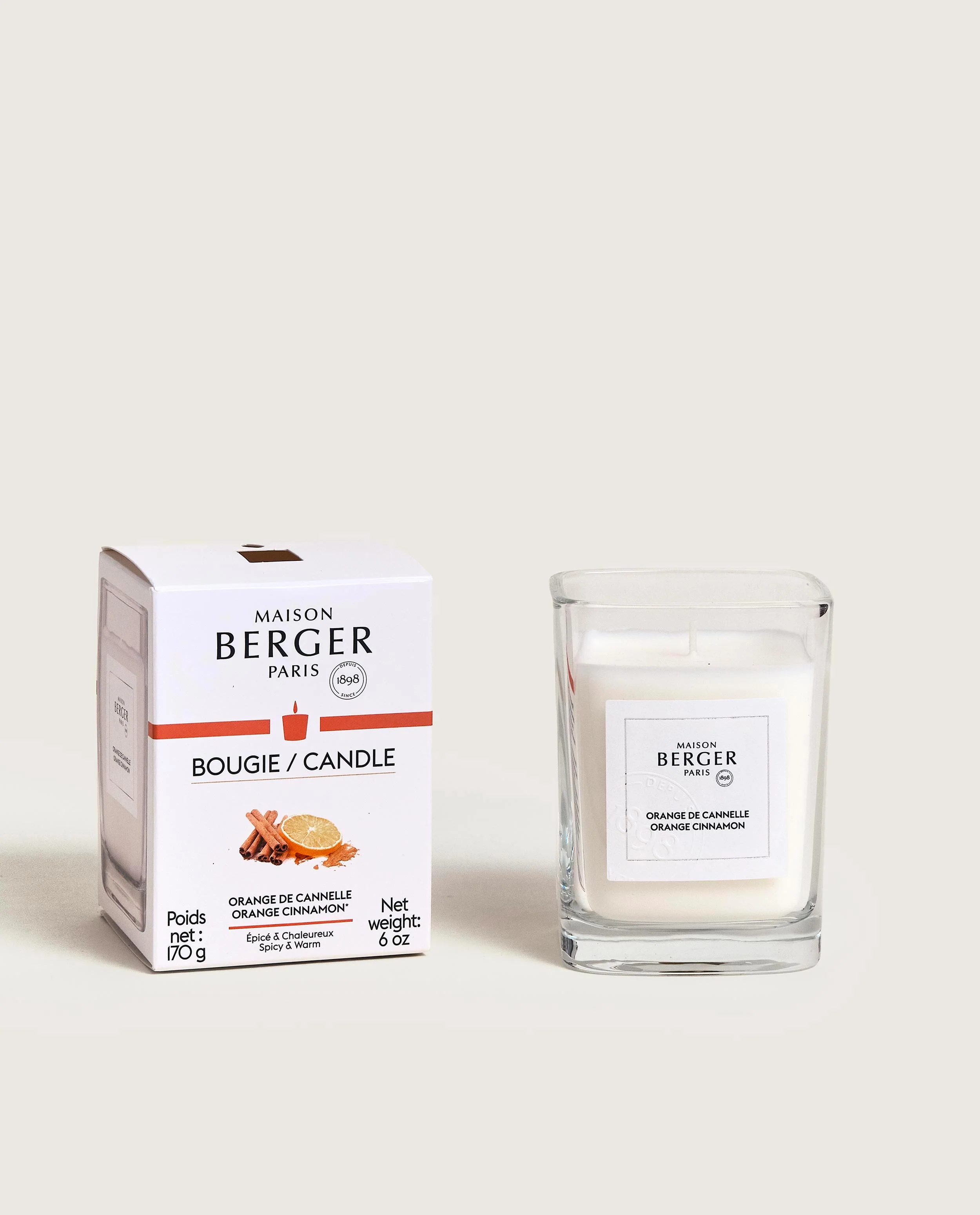 Orange Cinnamon Scented Candle - Image 5