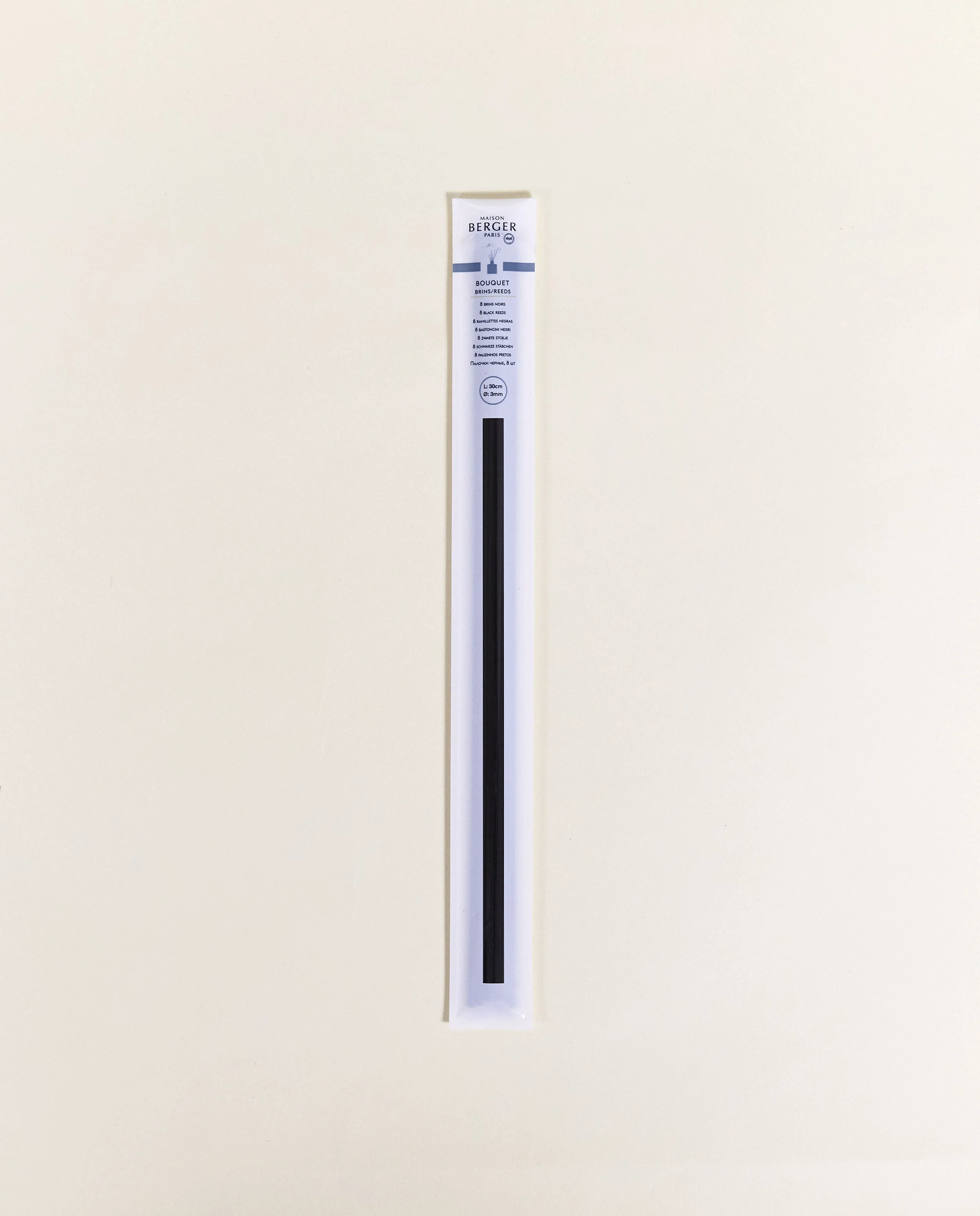 Pack of 8 synthetic black sticks 30cm - Image 3