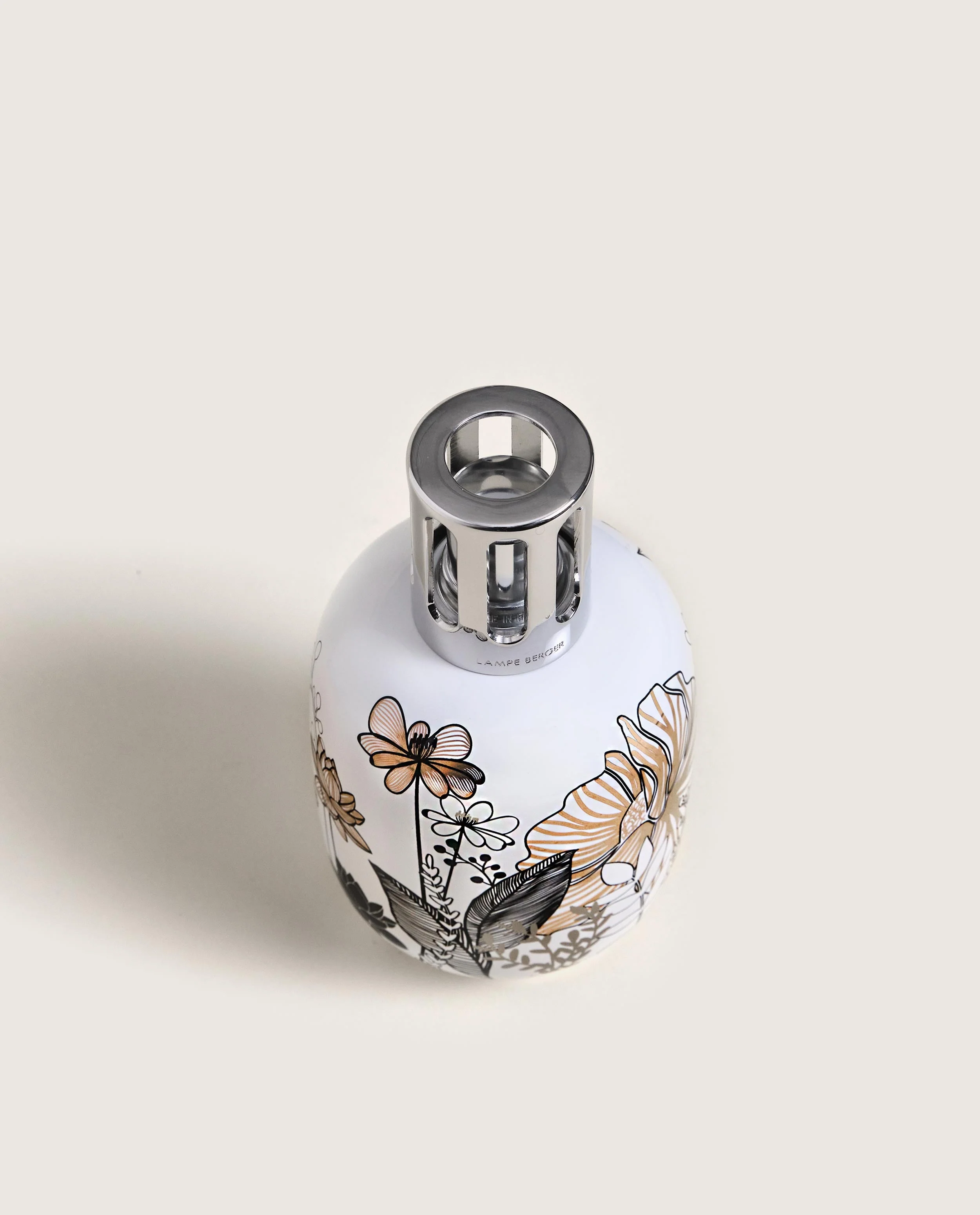 White Vegetal Porcelain Lamp Berger - Image 3